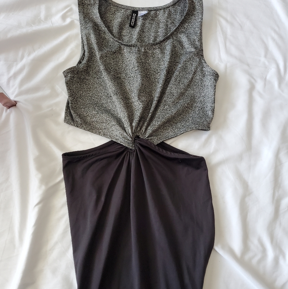 Grey/black dress